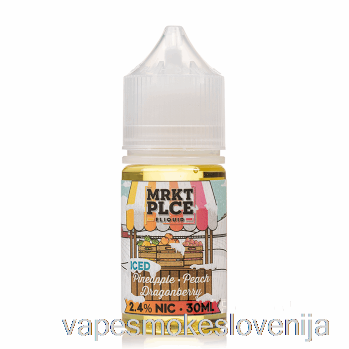Vape Za Enkratno Uporabo Led Ananas Breskev Dragonberry - Mrkt Soli - 30ml 48mg